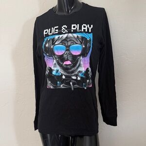 Kohl's Black Dog Graphic Tee with Headphones